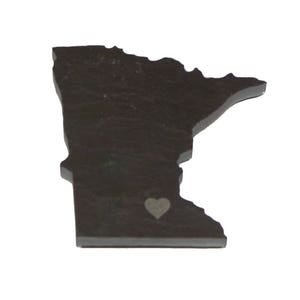 Minnesota Slate Fridge Magnet- Personalized with Laser Engraving