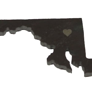 Maryland Slate Fridge Magnet- Personalized with Laser Engraving