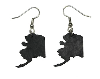 Alaska Slate Earrings- Personalized with Laser Engraving