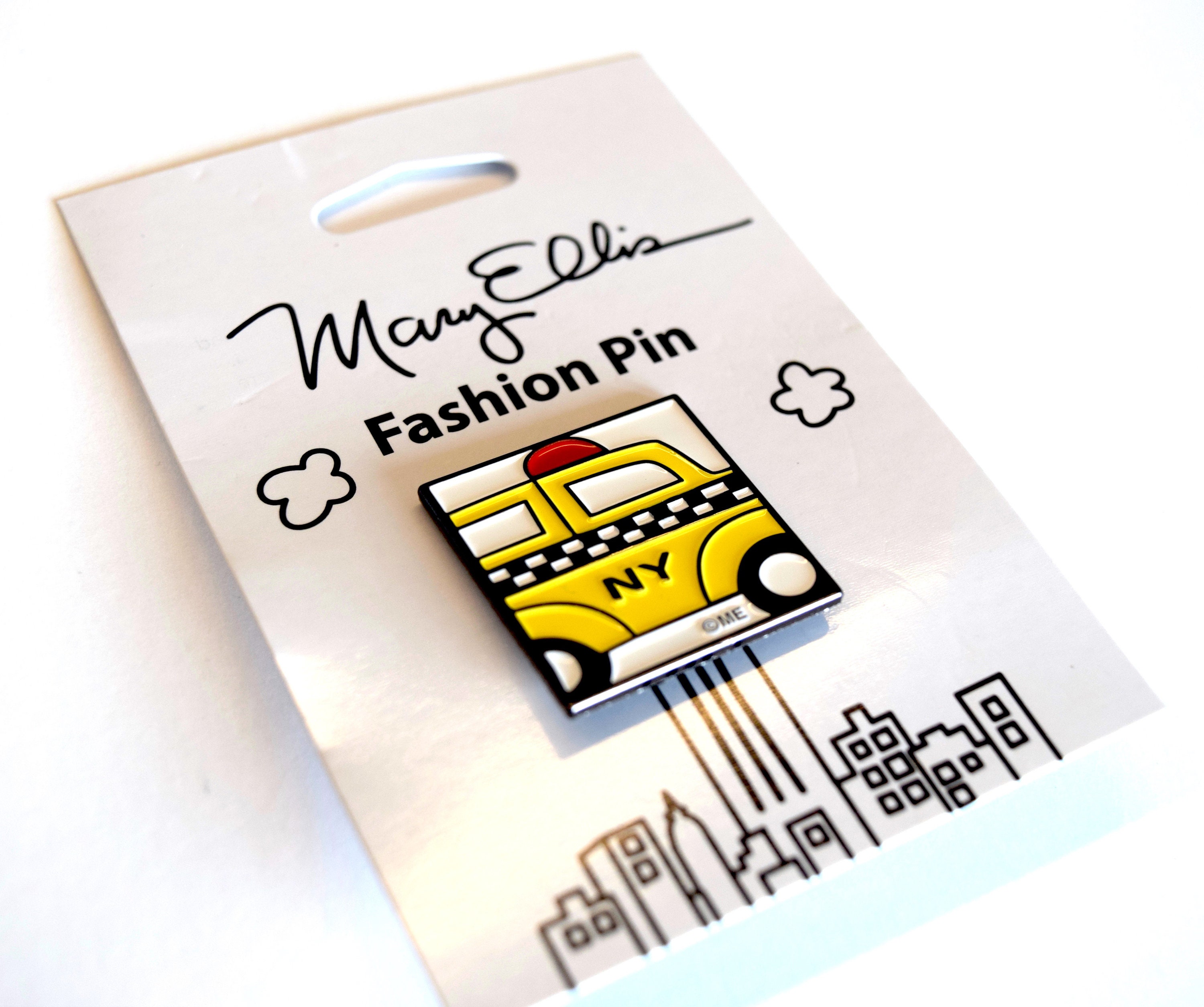 New York Pin Enamel Pin NYC Taxi Cab Lapel Pin 1 Etsy
