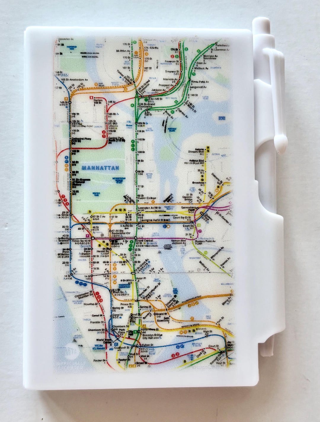 NYC Subway Map Mini Notebook & Pen Set - Souvenir Travel Journal - Etsy