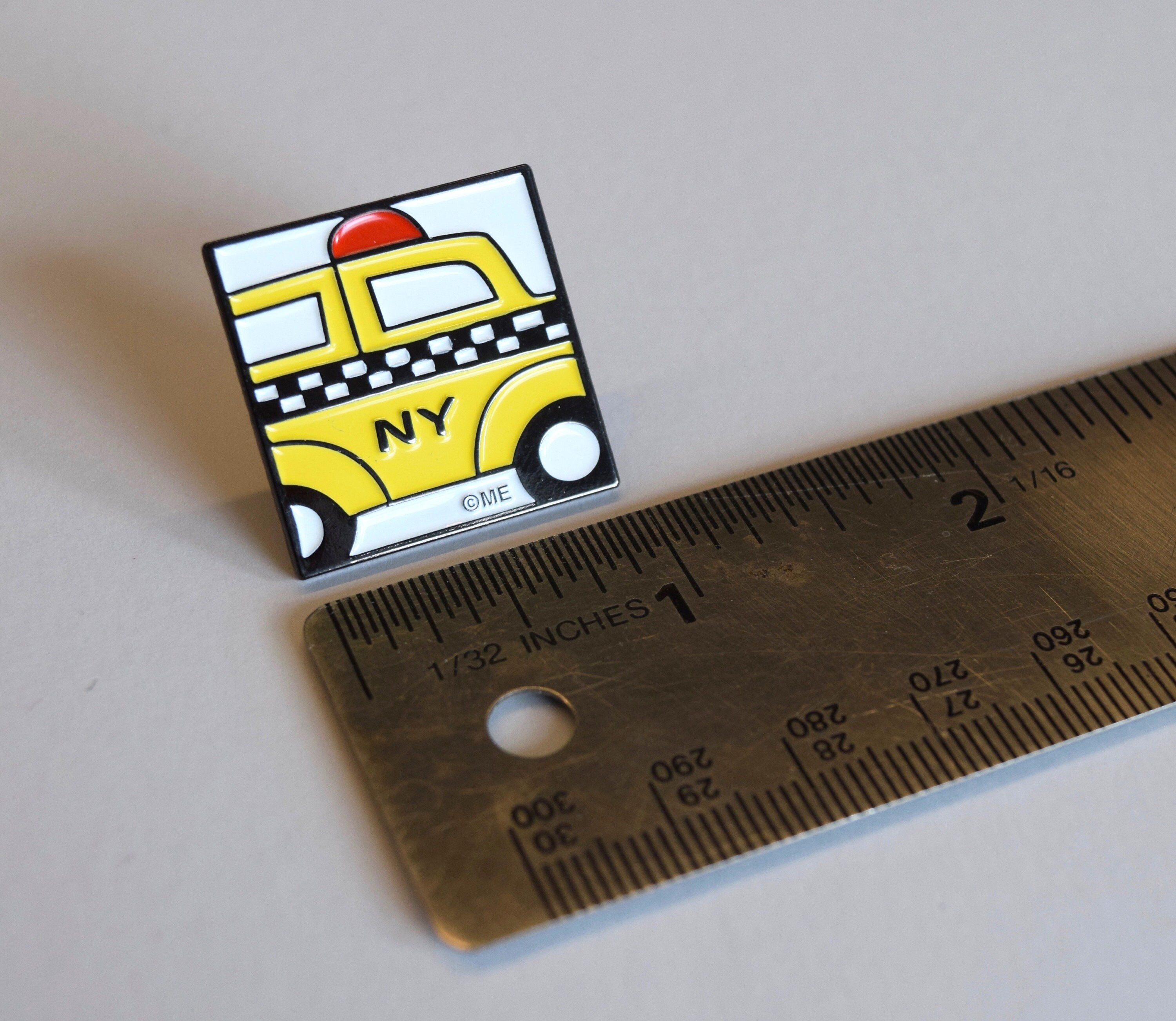 New York Pin Enamel Pin NYC Taxi Cab Lapel Pin 1 Etsy