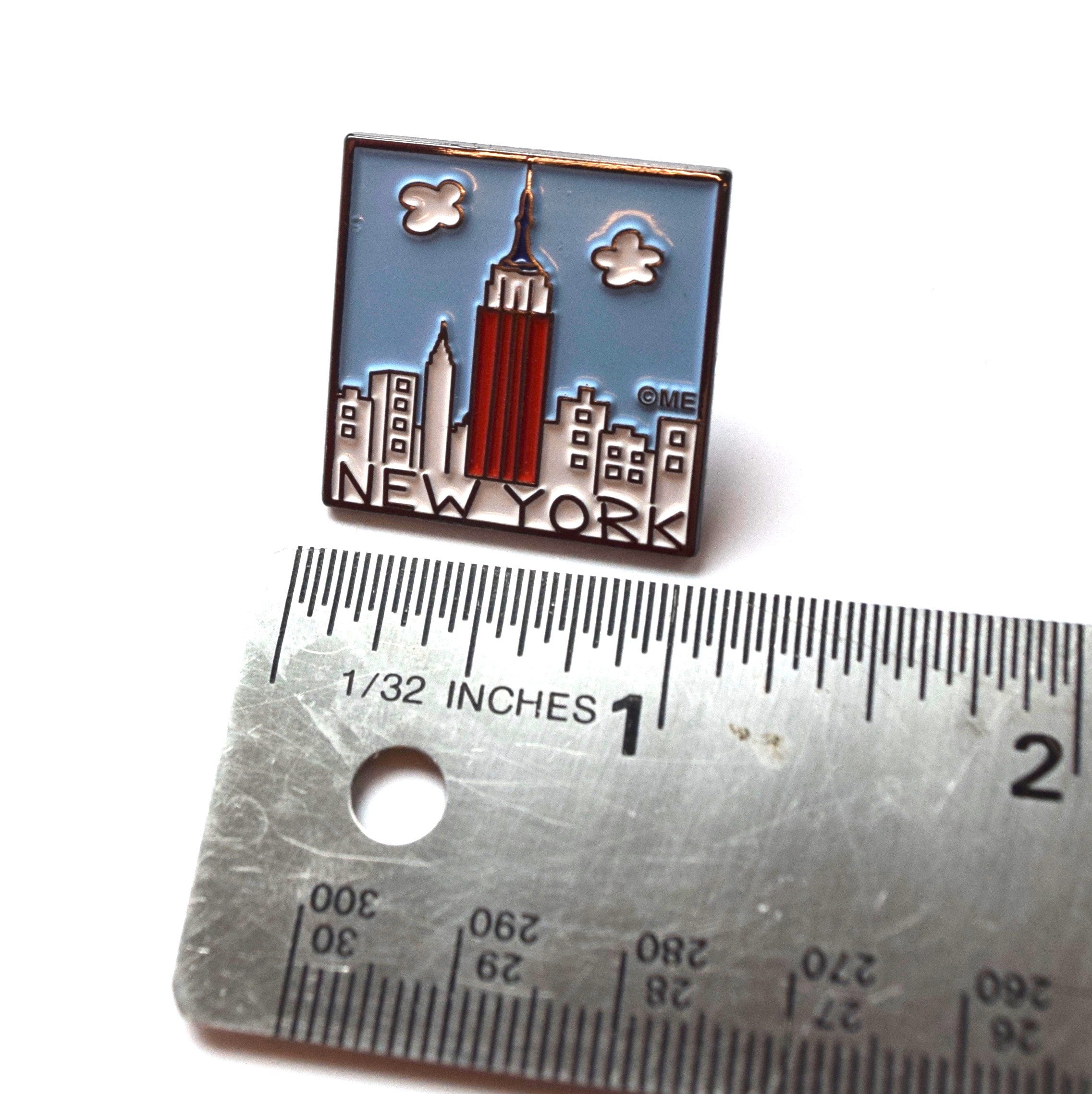 New York Pin Enamel Pin NYC Empire State Building Skyline Etsy