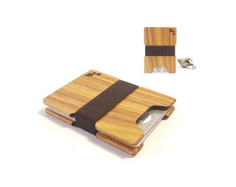 Canarywood Minimalist Wallet | Slim Credit Card Holder, Expandable