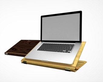 AdAR | High End Adjustable Laptop and Book Riser & Stand, Tech Accessory, Ergonomic Design, Birch, Handmade Locally Designed, Support