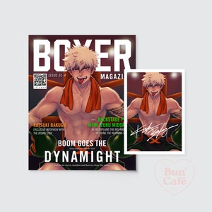 Art Prints - MHA BNHA Boxer Bakugo - 8.5&quot; x 11&quot; or 5&quot; x 7&quot;