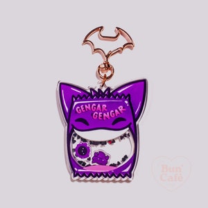 Keychains - Spooky Ghost Type Pocket Monster Candy Bag Charm