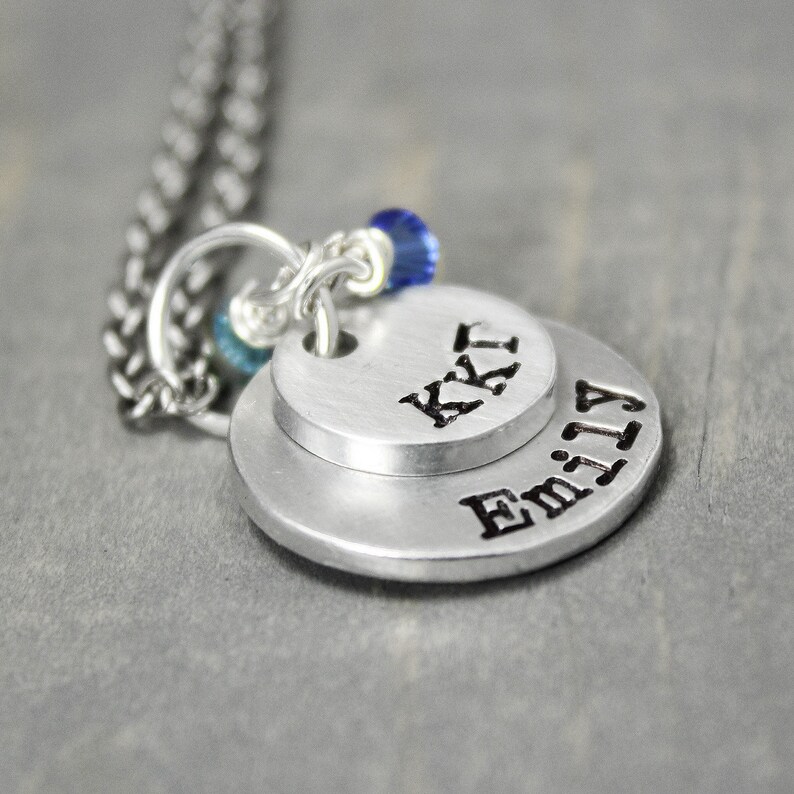 Kappa Kappa Gamma Necklace Stacking Necklace Sorority Etsy