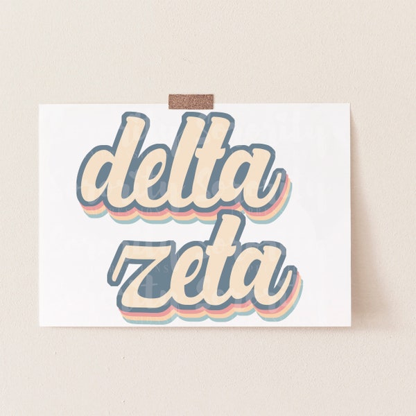 Delta Zeta - Etsy