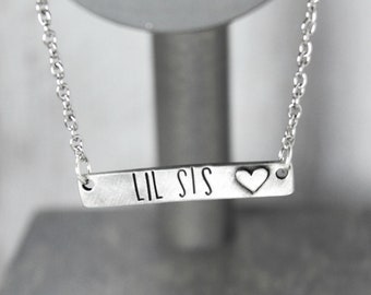 Lil Sis Necklace - Sisters Necklace - Sorority Necklace