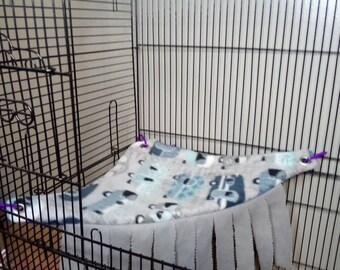 Pet bird hamster ferret rat squirrel hammock hanging cage nest bed house toy  VG 
