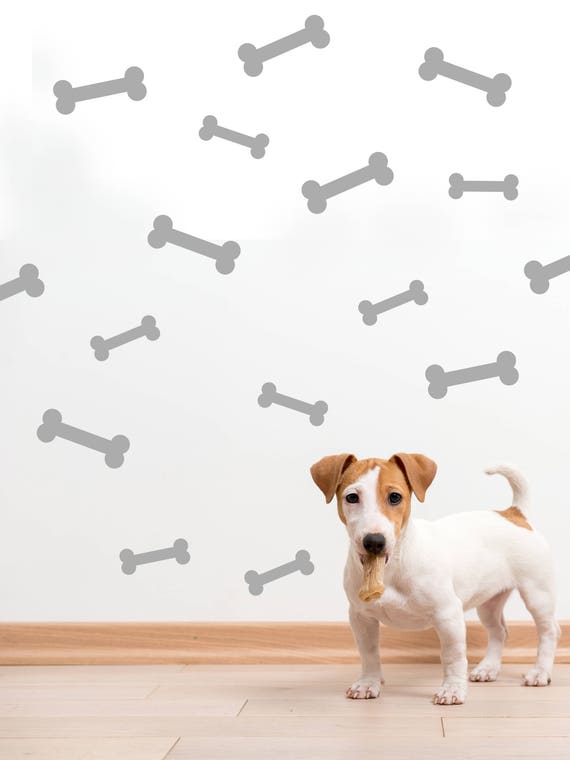 Dog Bone Wall Decal Doggy Decor Doggy sticker Bone wall