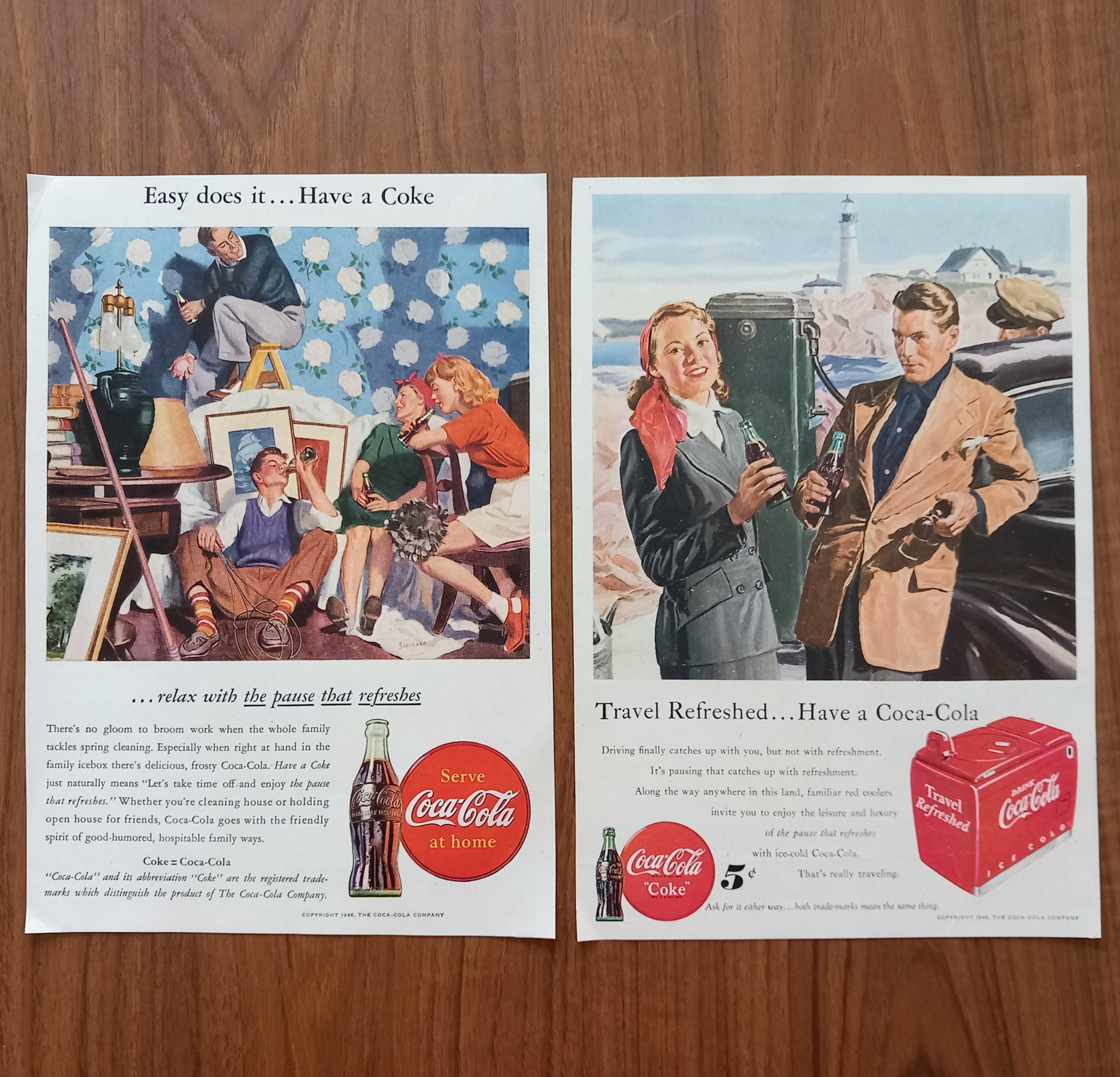 1940年代のコカコーラの広告 - Etsy 日本