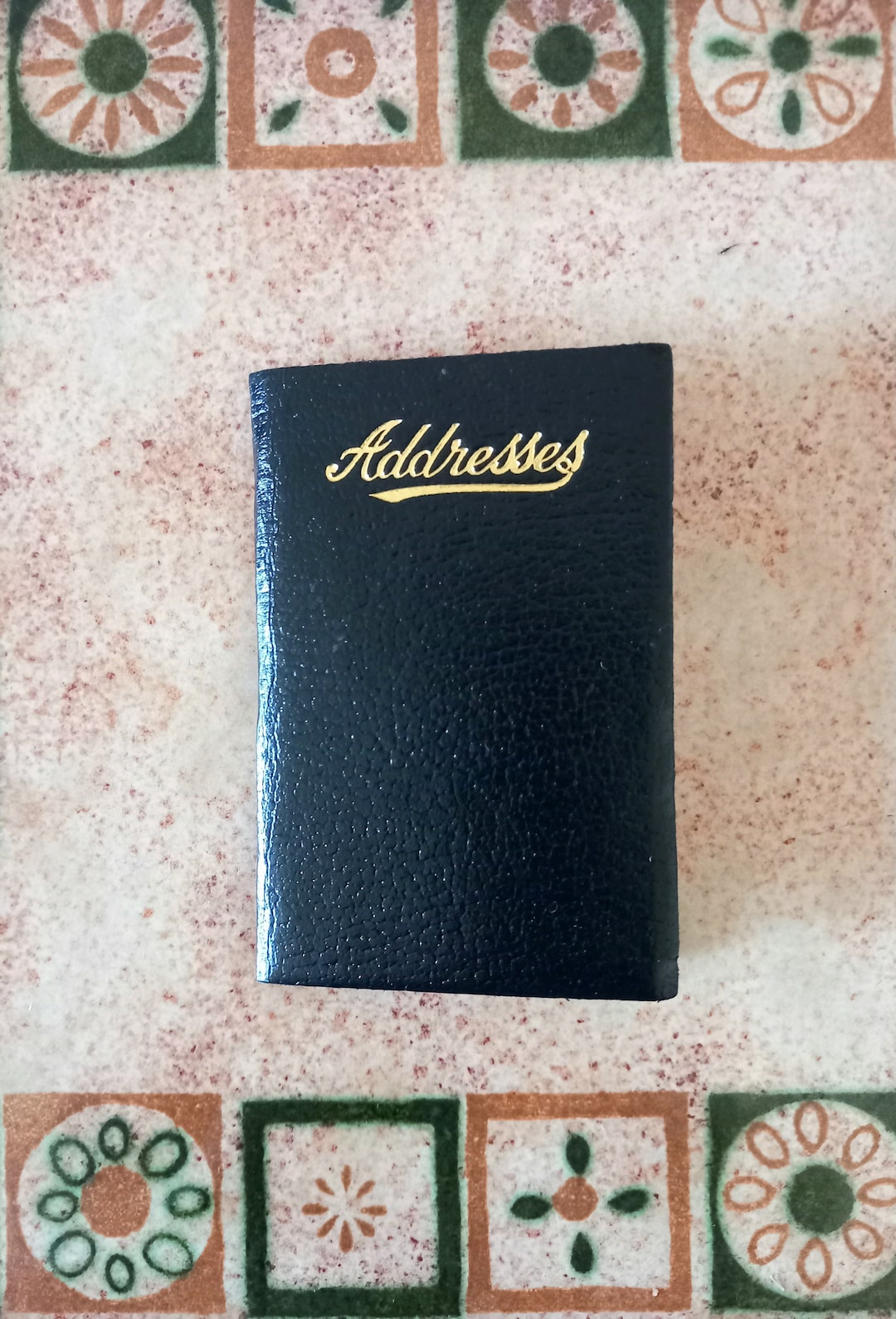 Tiny Vintage Address Book. Mini Address Book. Pocket Sized Address Book