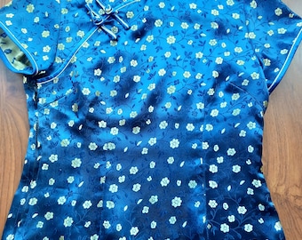 Chinese Style Blouse. Pretty Oriental Style Women's Top