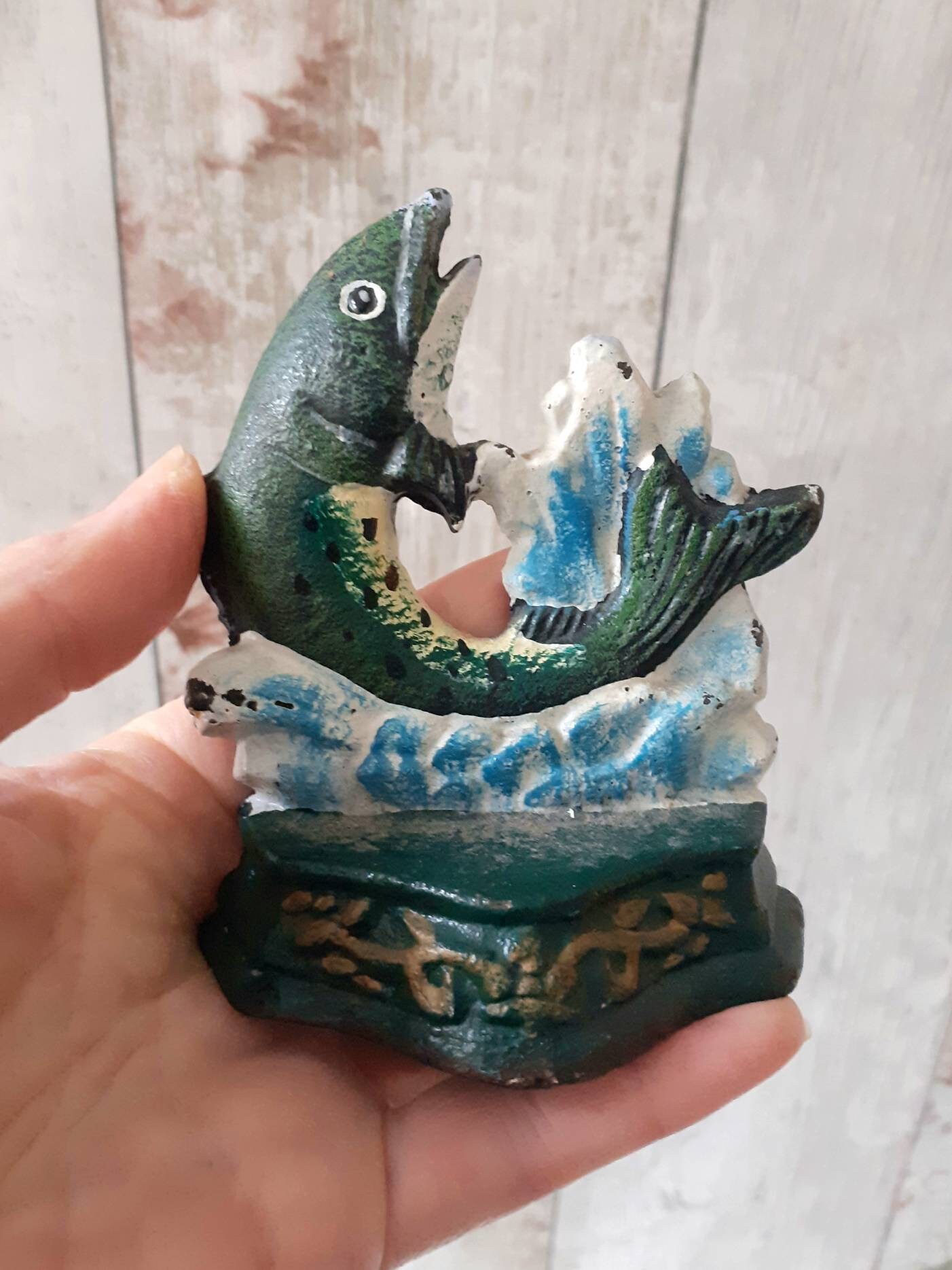 Cast Iron Door Stop. Fish Door Stop. Jumping Trout Door Stop. Etsy UK