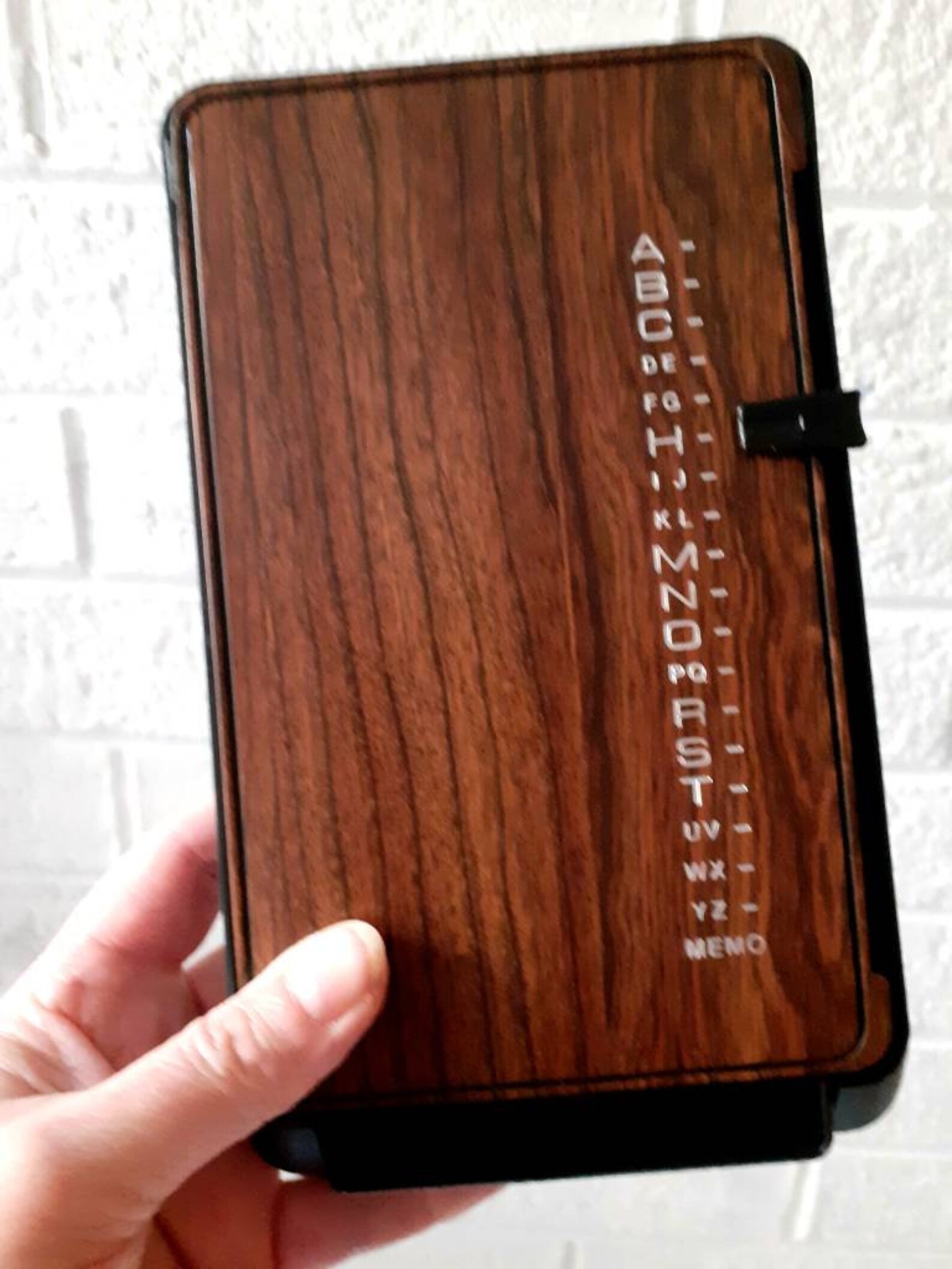 Vintage Flip Up Address Book. Retro Office. Teak Effect Pop Up Etsy