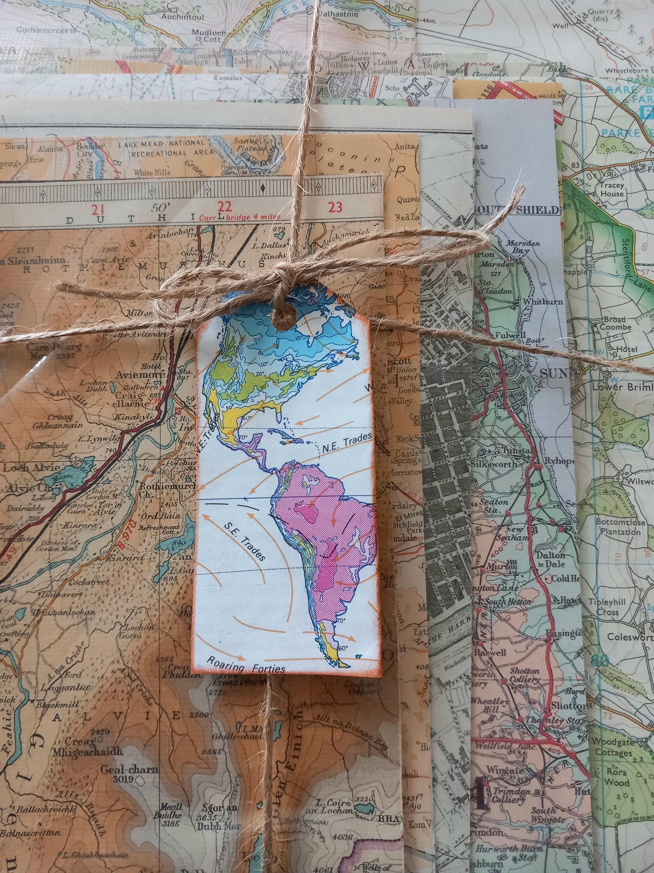 Vintage Atlas and Map Pages. 40 Map Pages for Crafting. Selection of ...