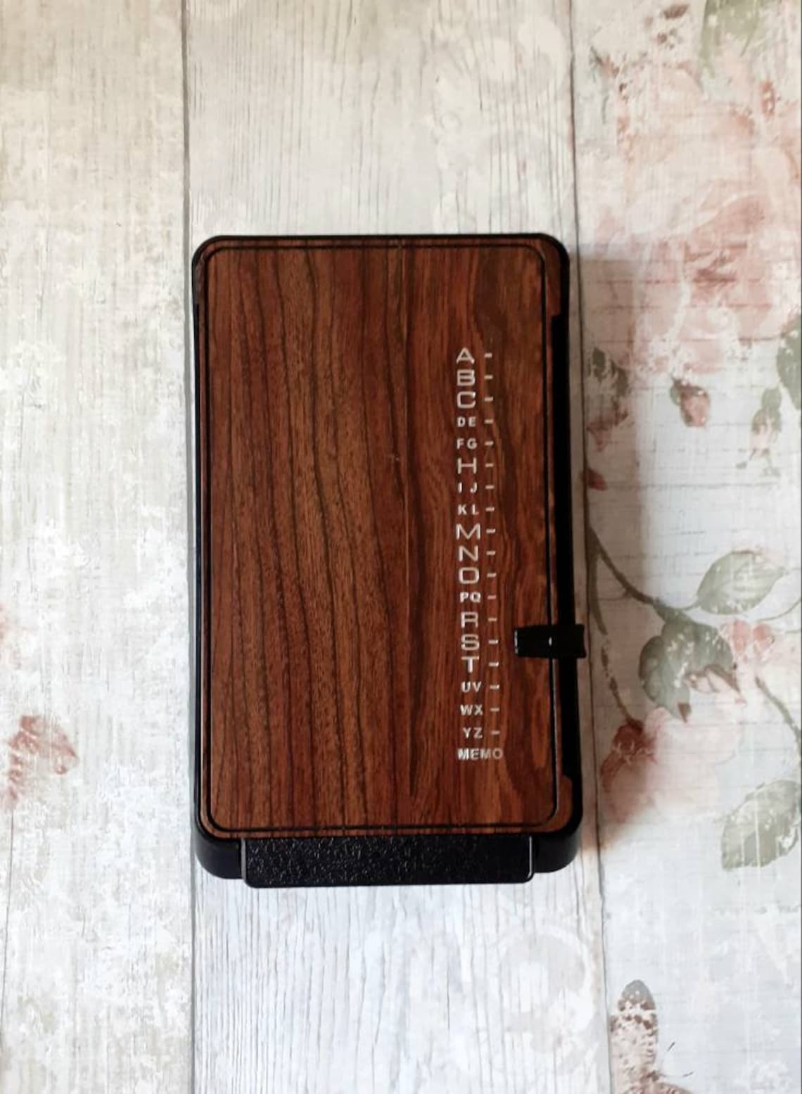 Vintage Flip Up Address Book. Retro Office. Teak Effect Pop Up Etsy