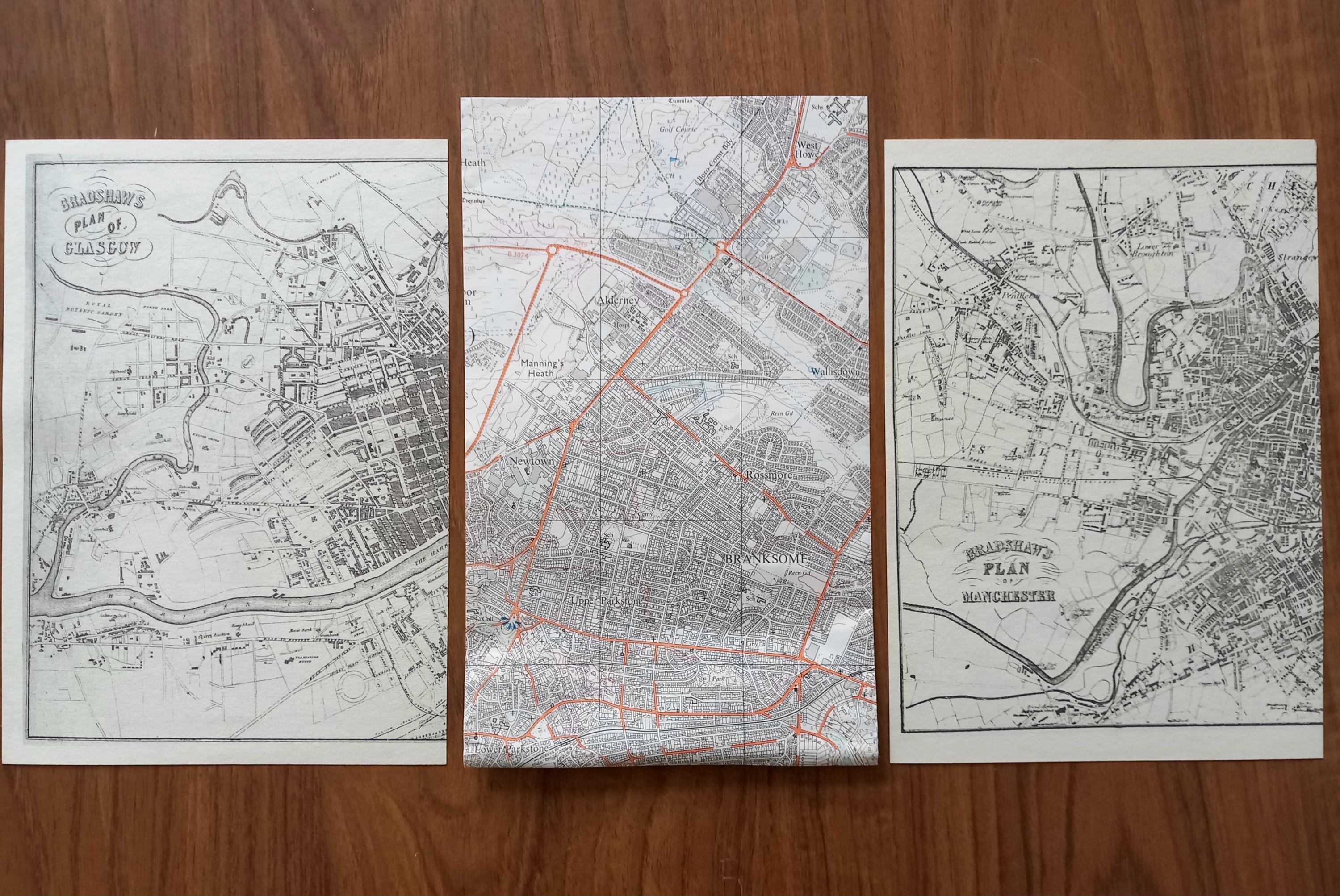 Vintage Atlas and Map Pages. 40 Map Pages for Crafting. Selection of ...
