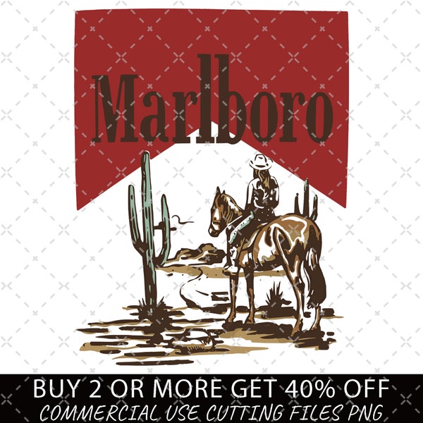 Vintage Marlboro Cowboy Wild West Premium Png, Marlboro Cigarettes Png, Cowboy Apparel, Marlboro Cowboy Png, Marlboro Png, Cowboy Killer Png