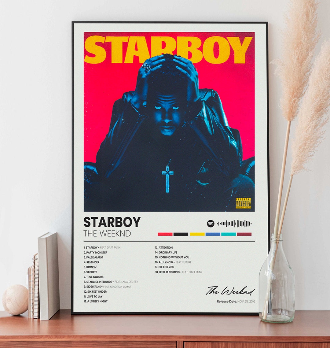 The Weeknd Star Boy Album Poster - Etsy