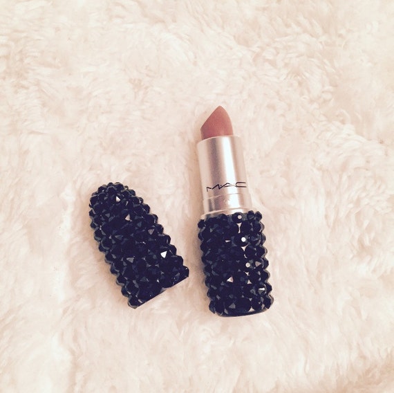 Rouge à Lèvres Mac Du Cristal Swarovski Noir Cristaux