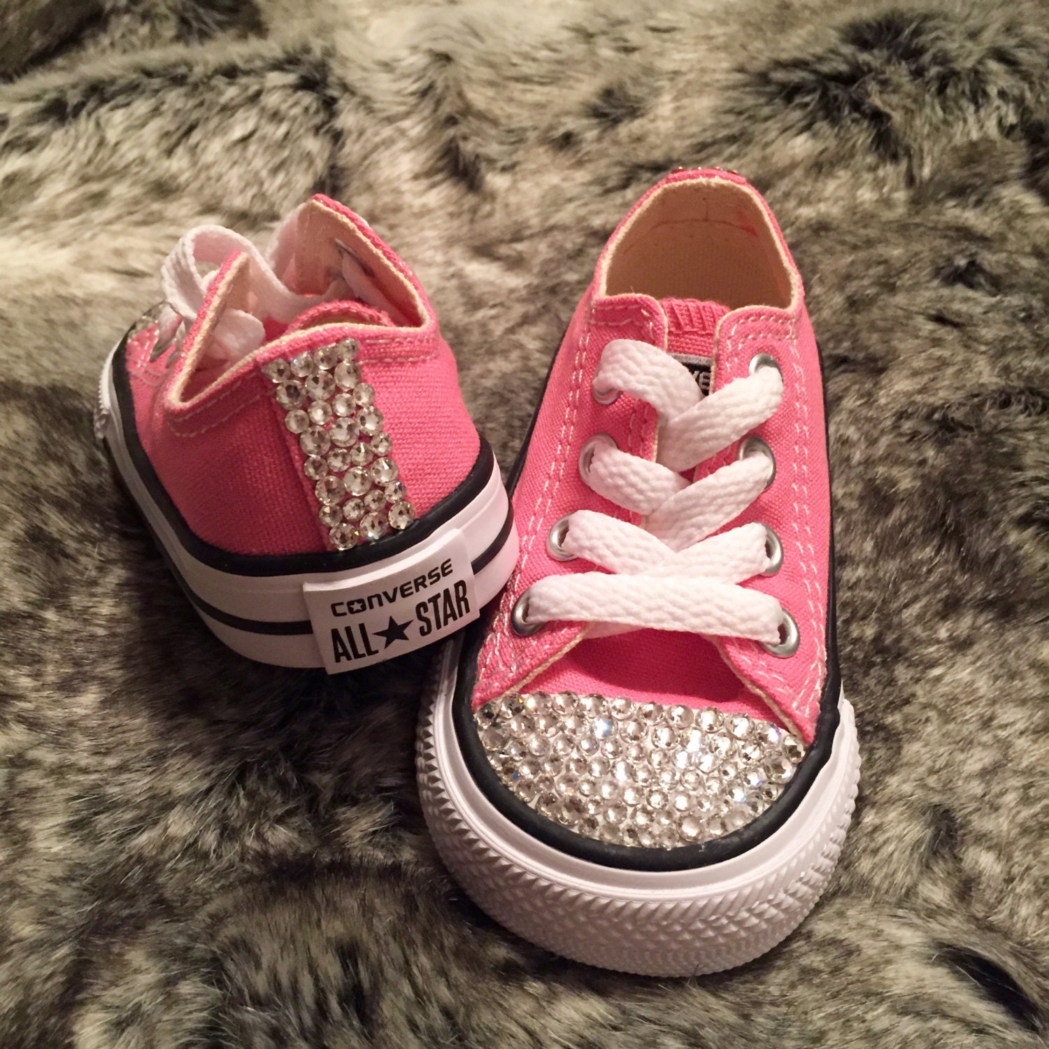 bling toddler converse