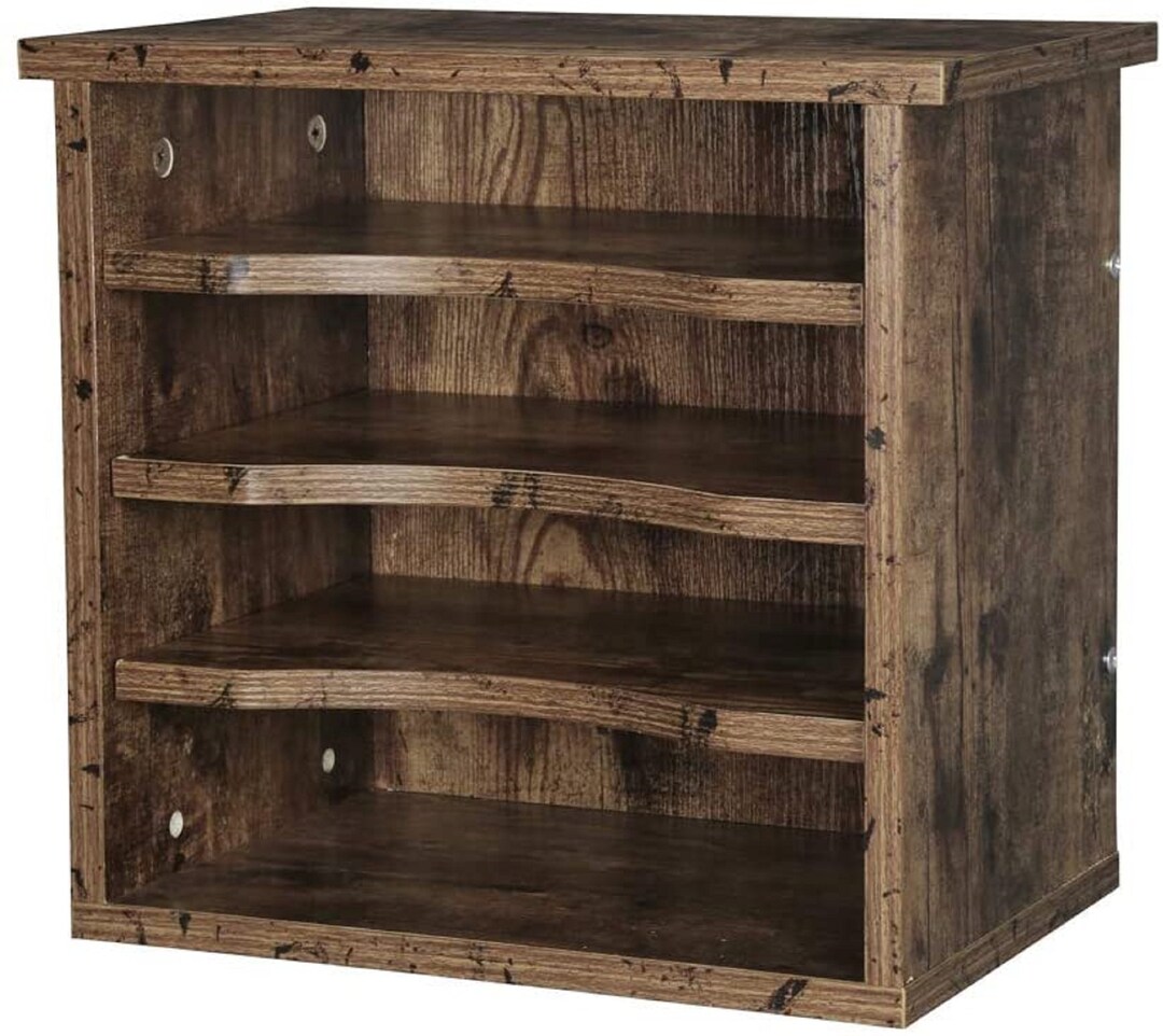 Wood File Organizer With 3 Adjustable Dividers Etsy