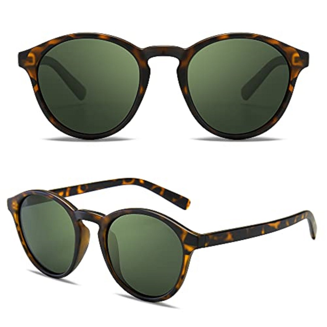 Classic Vintage Round Polarized Sunglasses for Women Men Retro Etsy