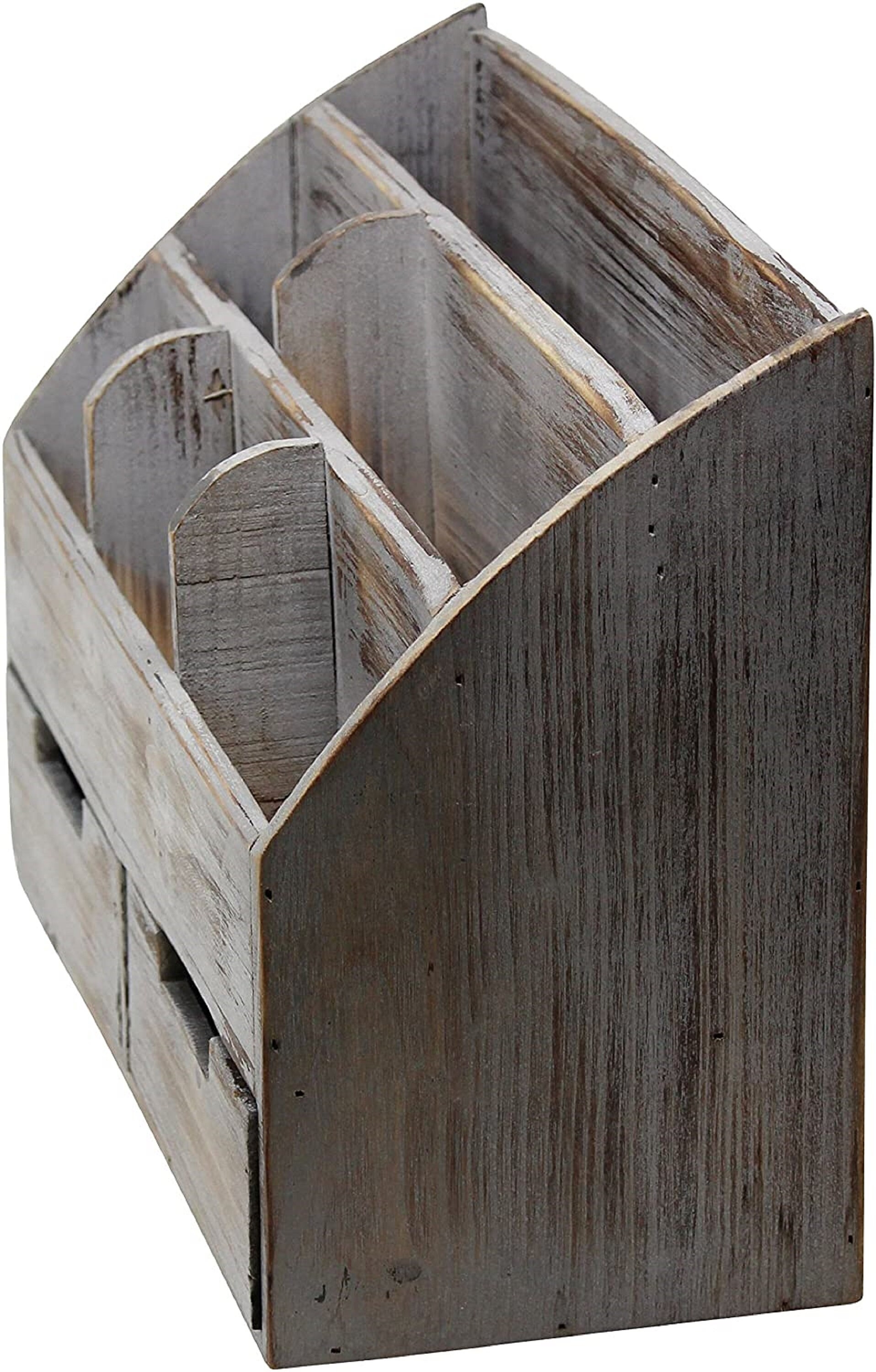 Wooden Office Desk Organizer & Mail Rack for Desktop Tabletop Etsy