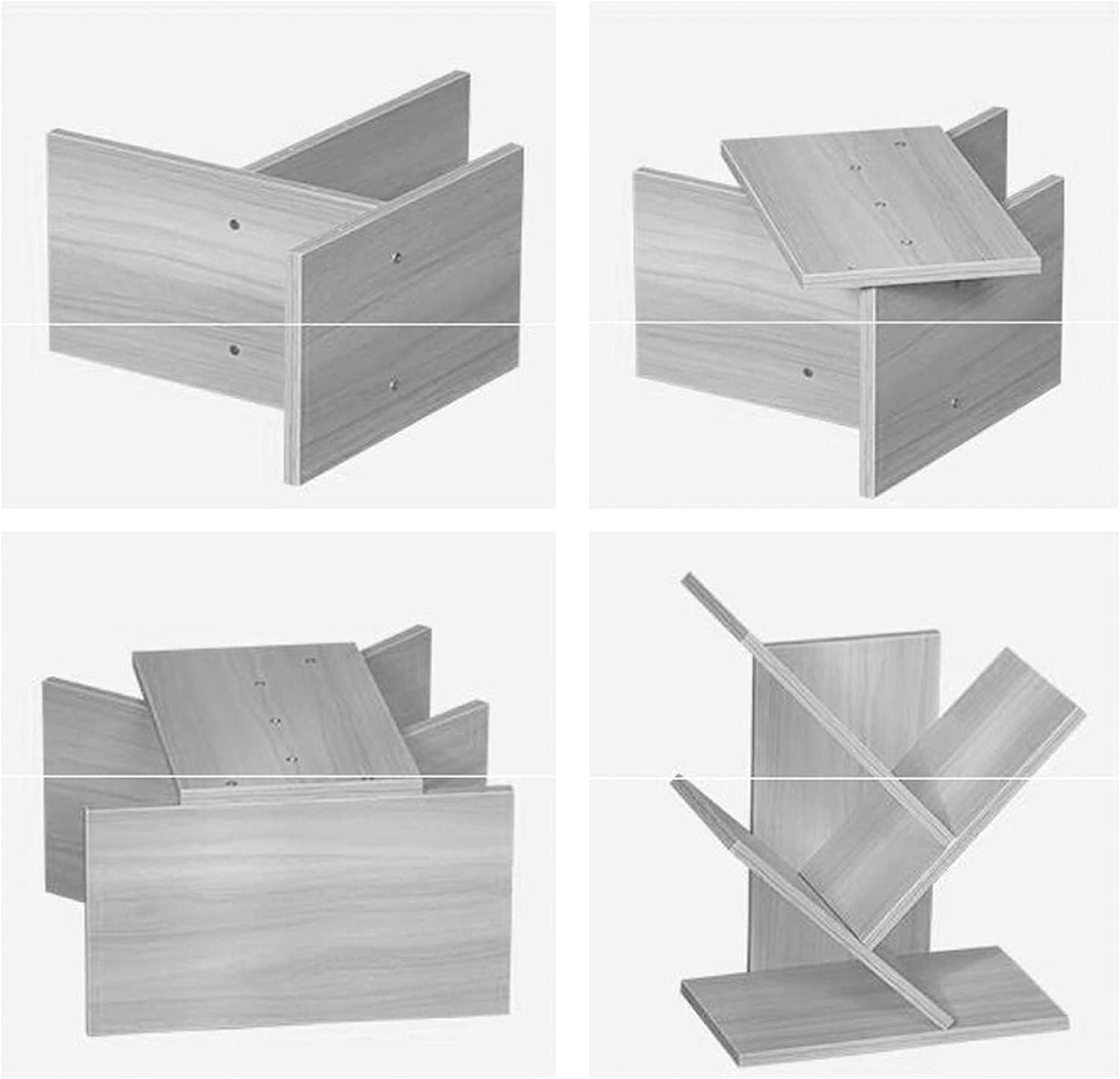 Wood Storage Rack Book Storage Organizer Shelves Floor Etsy