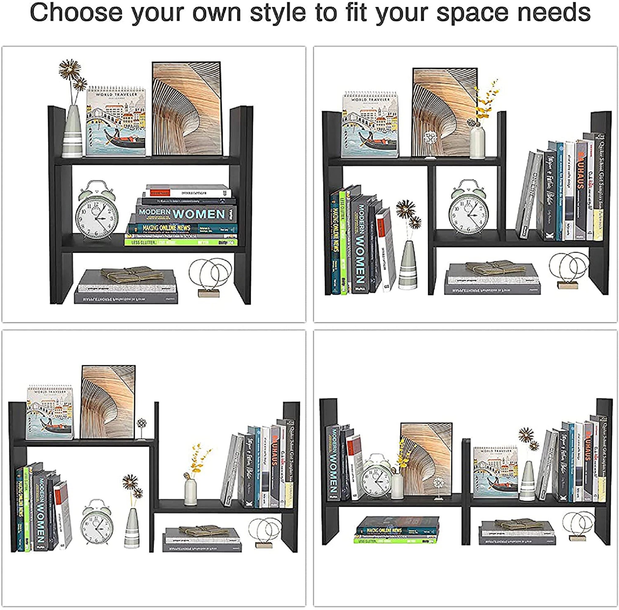 Wood Desktop Display Shelf Rack Counter Office Storage Rack Etsy