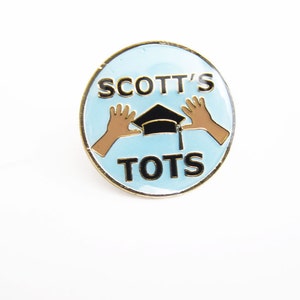The Office Pin / Michael Scott Pin / Scott's Tots / The Office Enamel Lapel Pin / Stocking Stuffer / Graduation Gift