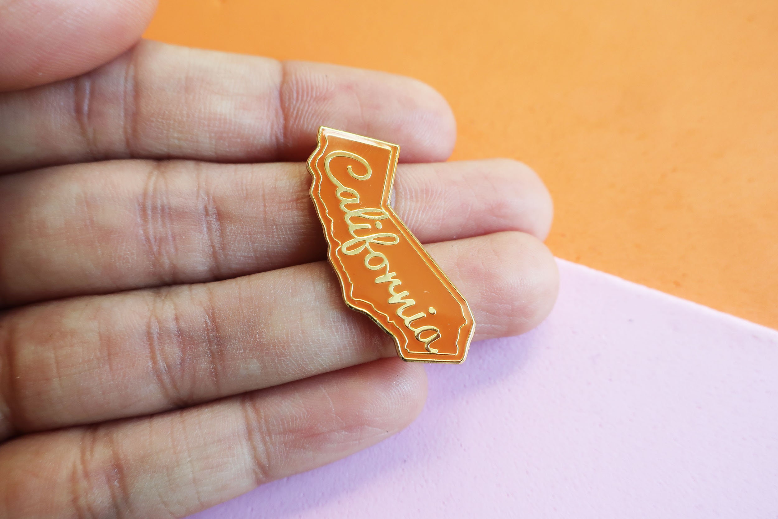 California Enamel Pin California State Lapel Pin - Etsy