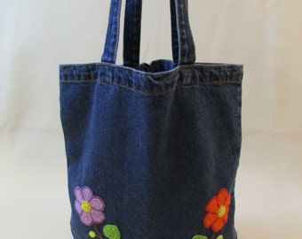 Hand Embroidered Purse, Handmade Shoulder Purse, Shoulder Purse, Colorful Purse, Embroidered Purse, Embroidery Purse Bag, Denim Purse, Boho