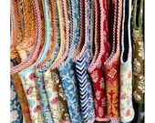 Reversible Kantha Quilted Vest Cropped Block Print Cotton Stripy Gilet Waistcoat Festival