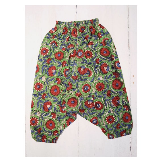 2 4 Years Floral Block Print Harem 