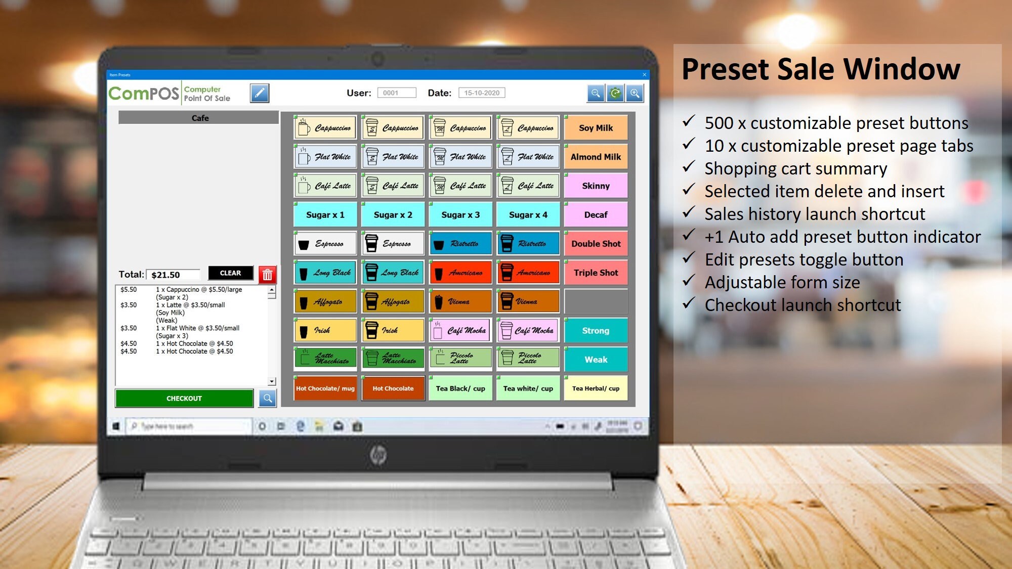 Computer Point of Sale Excel VBA POS Workbook instant Etsy UK