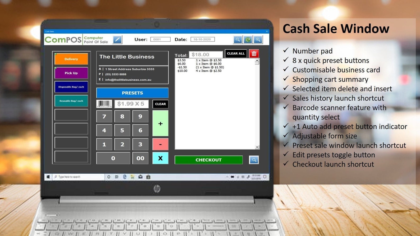 Computer Point of Sale Excel VBA POS Workbook instant Etsy Singapore
