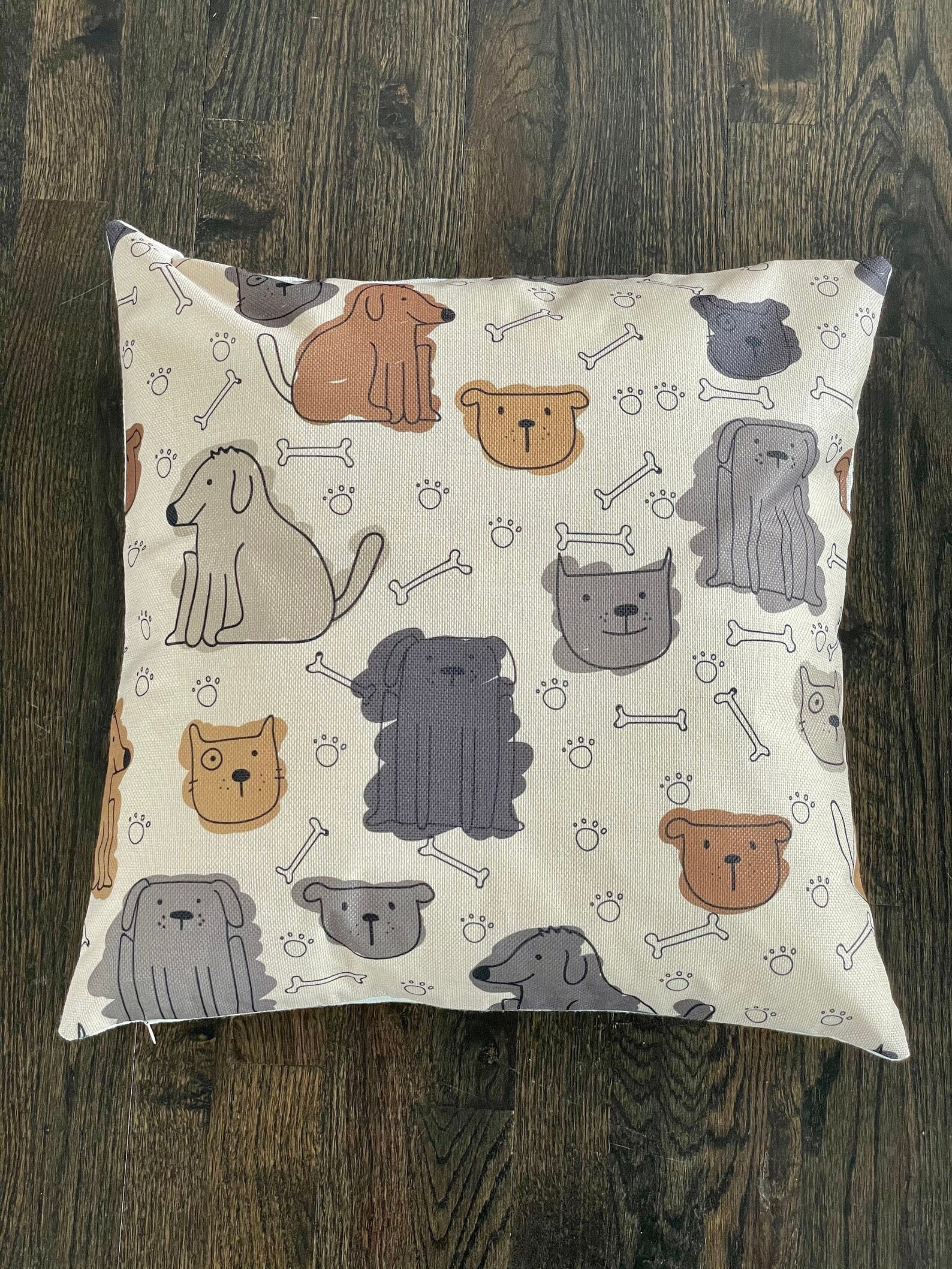 All Dogs Pillow Cover Etsy