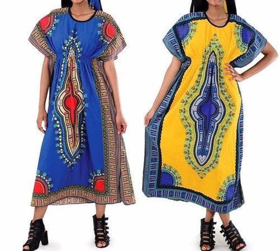 dashiki kaftan dress