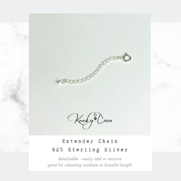 Add an Extender, Extension Chain, Make your Necklace or Bracelet Adjustable,  Removable,