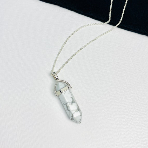 Howlite Pendant - The Crystal Council