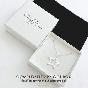 Star necklace gift for star lover.