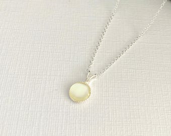 Mother Of Pearl Necklace, Round Pearl Necklace, Wedding Jewellery, Dainty Pearl Necklace, Bridal Jewellery