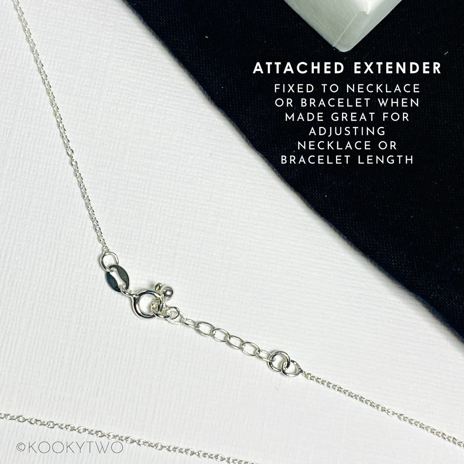925 Sterling Silver Extender Chain, Add a Silver Extension Chain Make ...