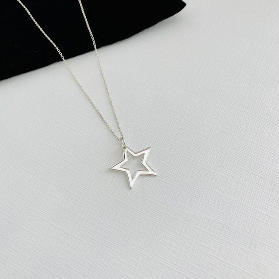 Open star sale necklace