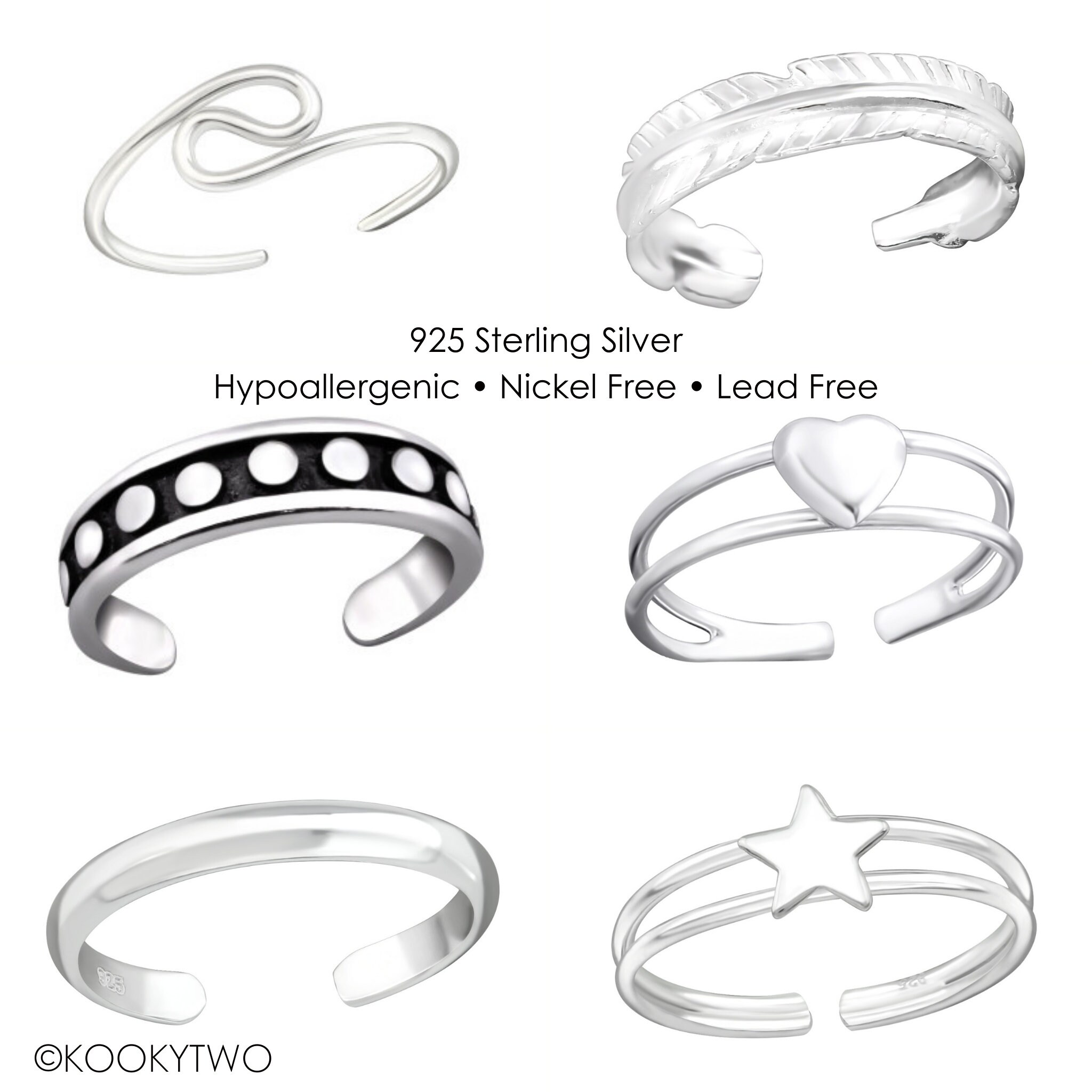 Toe Ring, Toe Jewellery, Sterling Silver Toe Ring, Toe