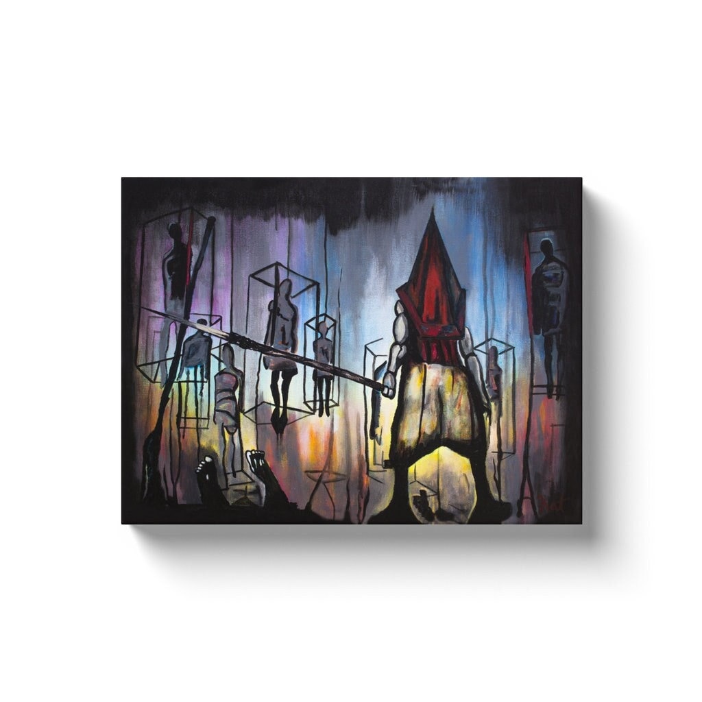 Silent Hill Pyramid Head Print | Silent Hill Painting